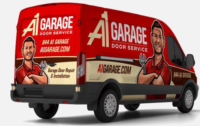 A1 Garage service vehicle — garage door repair & installation in Minneapolis, MN | (612) 238-5253